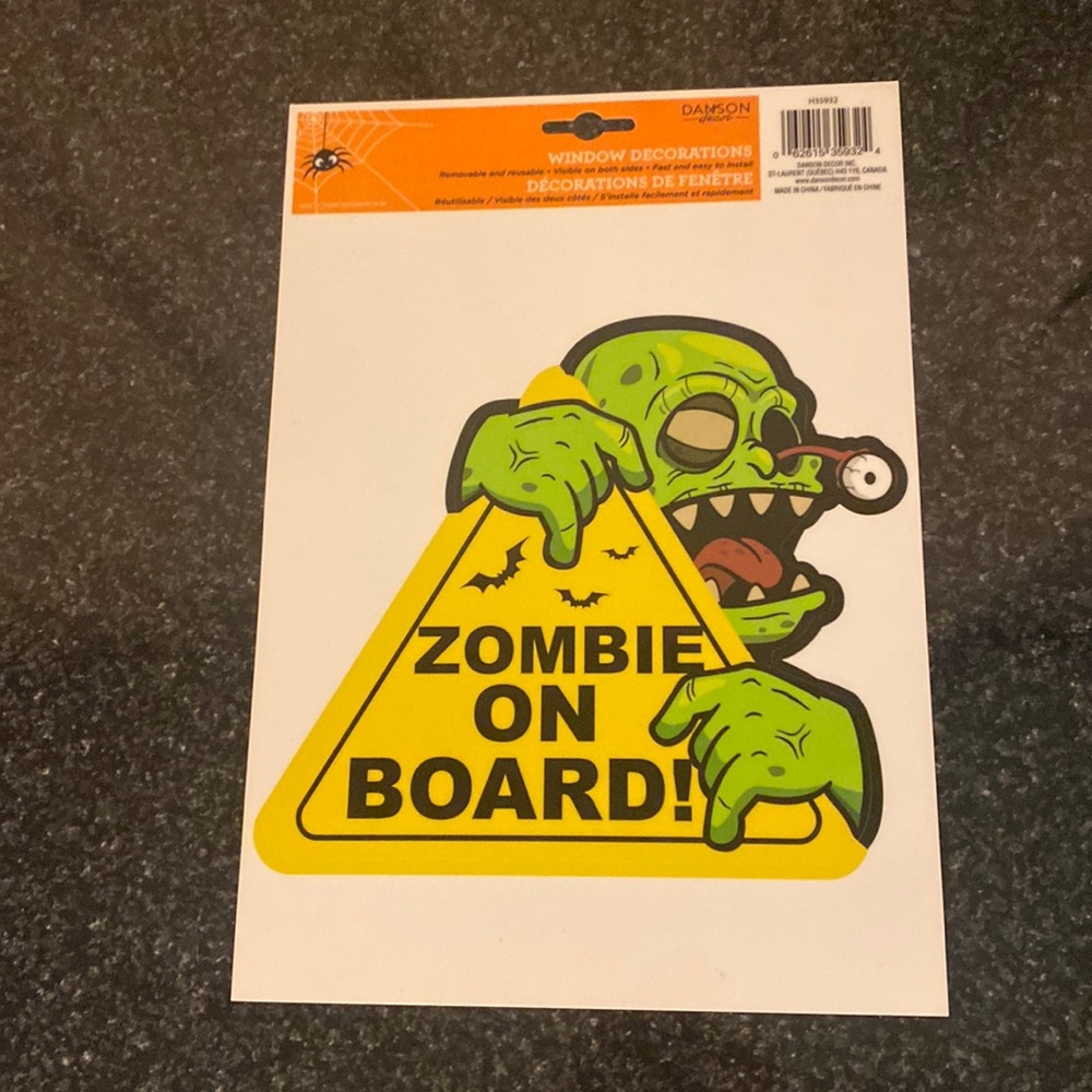 Halloween Zombie Car Decor